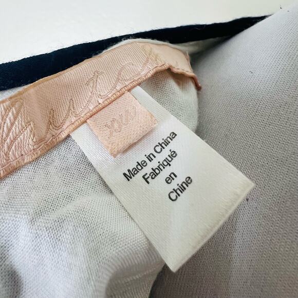 Anthropologie Hutch Swing Tank Dress XXS Navy Blue Fishnet Mesh Embroidered Mini - Picture 5 of 7